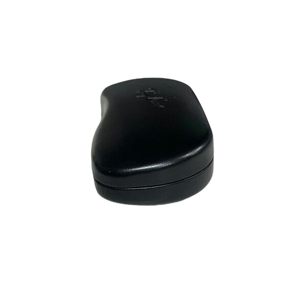 Genuine Ray Ban Hard Clamshell Eyeglasses Case Black Faux Leather + Lens Cloth - Picture 10 of 12